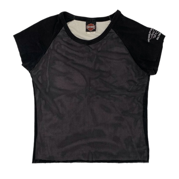 Vintage harley davidson mesh shirt - Picture 1 of 3